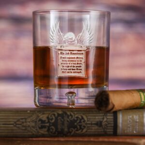 Hausfasler 2nd Amendment Gun Rights Crystal DOF Rocks Glass