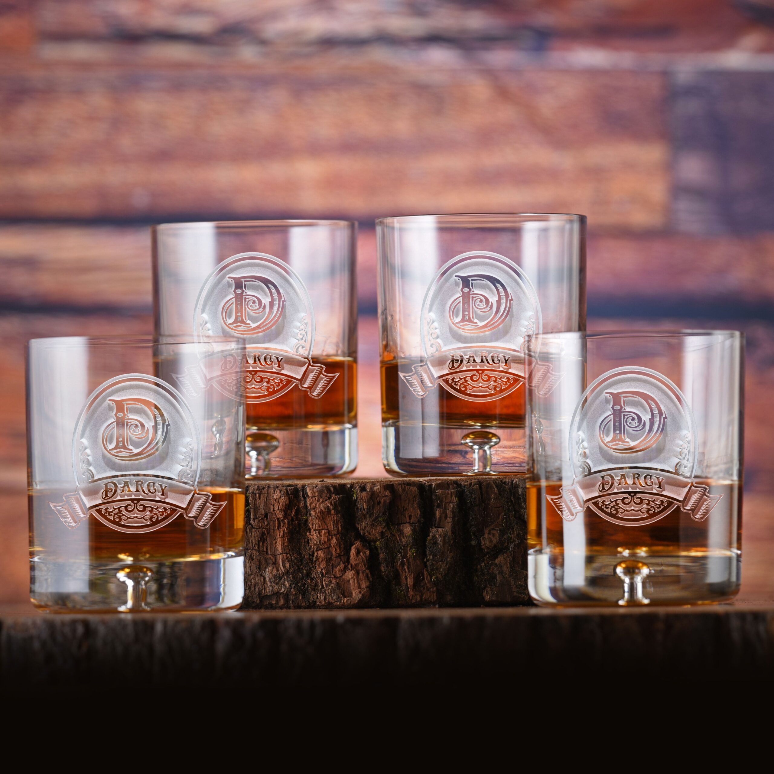 Hausfasler Crystal Whiskey Glasses Set of 4 – Elegant Barware